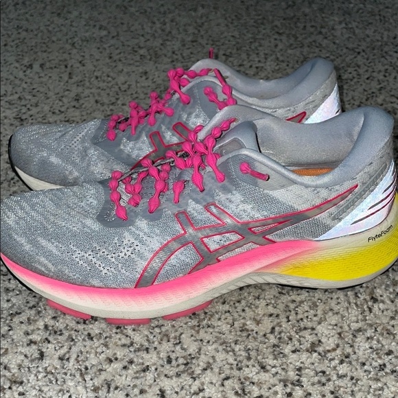 Asics Shoes - ASICS Women's Gray and Pink Running Shoes